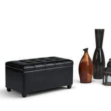 Load image into Gallery viewer, Adorn Homez Paris 2 Seater Ottoman with Storage in leatherette