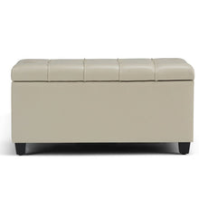 Load image into Gallery viewer, Adorn Homez Paris 2 Seater Ottoman with Storage in leatherette