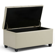 Load image into Gallery viewer, Adorn Homez Paris 2 Seater Ottoman with Storage in leatherette
