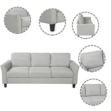 Load image into Gallery viewer, Adorn Homez Bergen - 3+2 Sofa Set - (5 Seater) Sofa in Premium Fabric