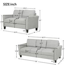 Load image into Gallery viewer, Adorn Homez Bergen - 3+2 Sofa Set - (5 Seater) Sofa in Premium Fabric