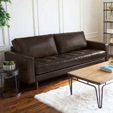 Load image into Gallery viewer, Adorn Homez Clark 3 Seater Sofa in Premium Leatherette