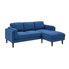 Load image into Gallery viewer, Adorn Homez Conwell L Shape Sofa In Premium Velvet Fabric