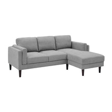 Load image into Gallery viewer, Adorn Homez Conwell L Shape Sofa In Premium Velvet Fabric