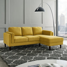 Load image into Gallery viewer, Adorn Homez Conwell L Shape Sofa In Premium Velvet Fabric