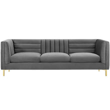 Load image into Gallery viewer, Adorn Homez Mauchuca Premium 3 Seater Sofa In Velvet Fabric