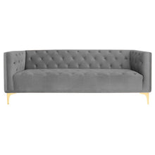 Load image into Gallery viewer, Adorn Homez Launa Premium 3 Seater Sofa in Suede Velvet Fabric
