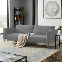 Load image into Gallery viewer, Adorn Homez Billing 3 Seater Sofa Cum Bed In Fabric