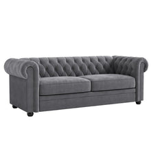 Load image into Gallery viewer, Adorn Homez Venus Premium 3 Seater Sofa in Suede Velvet Fabric