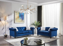Load image into Gallery viewer, Adorn Homez Havana Chesterfield 3+2 Sofa Set - 5 Seater Sofa in Premium Velvet Fabric
