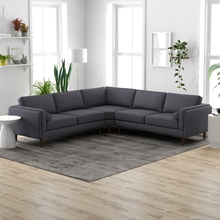 Load image into Gallery viewer, Adorn Homez Sicily L shape Sofa both sides (5 Seater) in Fabric