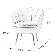 Load image into Gallery viewer, Adorn Homez Mesa Accent Chair in Premium Velvet Fabric