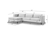 Load image into Gallery viewer, Adorn Homez Lailah Premium L shape Sofa (5 Seater) in Suede Velvet Fabric
