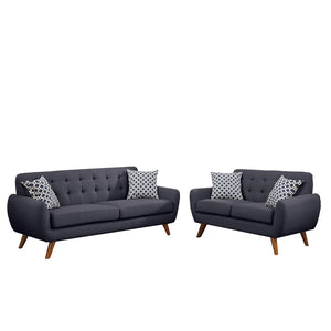 Adorn Homez Delta 3+2 Sofa Set (5 Seater) in Fabric