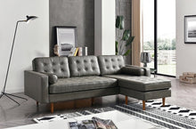 Load image into Gallery viewer, Adorn Homez Wyatt L Shape (4 Seater) Sofa Sectional in Premium Leatherette
