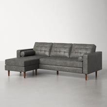 Load image into Gallery viewer, Adorn Homez Wyatt L Shape (4 Seater) Sofa Sectional in Premium Leatherette