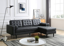 Load image into Gallery viewer, Adorn Homez Wyatt L Shape (4 Seater) Sofa Sectional in Premium Leatherette
