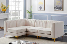 Load image into Gallery viewer, Adorn Homez Juno Modular L shape Sofa Sectional (5 Seater) in Velvet Fabric