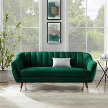 Load image into Gallery viewer, Adorn Homez Brooks 3 Seater Sofa in Premium Velvet Fabric