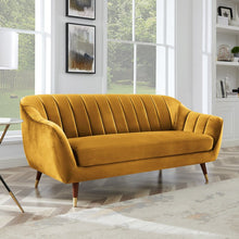 Load image into Gallery viewer, Adorn Homez Brooks 3 Seater Sofa in Premium Velvet Fabric