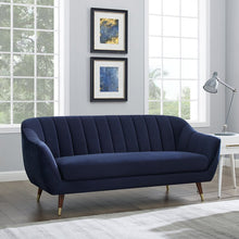 Load image into Gallery viewer, Adorn Homez Brooks 3 Seater Sofa in Premium Velvet Fabric
