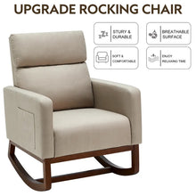Load image into Gallery viewer, Adorn Homez Abella Rocking Chair in Fabric