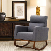 Load image into Gallery viewer, Adorn Homez Abella Rocking Chair in Fabric