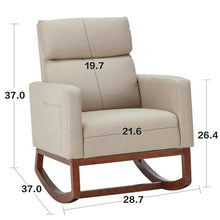 Load image into Gallery viewer, Adorn Homez Abella Rocking Chair in Fabric