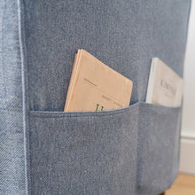 Load image into Gallery viewer, Adorn Homez Xavier 3 Seater Sofa in Premium Fabric with side Pockets