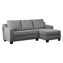 Load image into Gallery viewer, Adorn Homez Huckaby L Shape Sofa (4 Seater) in Fabric