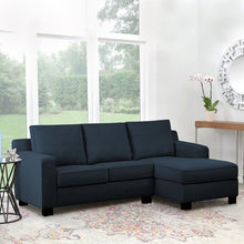 Load image into Gallery viewer, Adorn Homez Huckaby L Shape Sofa (4 Seater) in Fabric