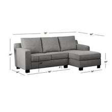 Load image into Gallery viewer, Adorn Homez Huckaby L Shape Sofa (4 Seater) in Fabric