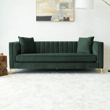 Load image into Gallery viewer, Adorn Homez Jacky 3 Seater Sofa in Premium Suede Velvet Fabric