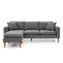 Load image into Gallery viewer, Adorn Homez Ezra L Shape (4 Seater) Sofa Sectional in Fabric