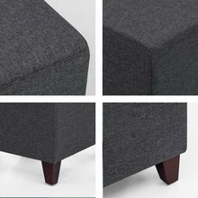 Load image into Gallery viewer, Adorn Homez Cube .2 Ottoman in Fabric