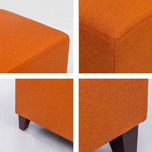 Load image into Gallery viewer, Adorn Homez Cube .2 Ottoman in Fabric