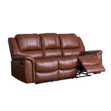 Load image into Gallery viewer, Adorn Homez Luiz 3 Seater Manual Recliner Sofa in Leatherette