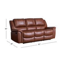 Load image into Gallery viewer, Adorn Homez Luiz 3 Seater Manual Recliner Sofa in Leatherette