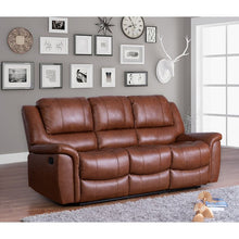 Load image into Gallery viewer, Adorn Homez Luiz 3 Seater Manual Recliner Sofa in Leatherette