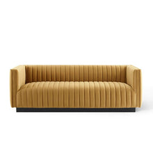 Load image into Gallery viewer, Adorn Homez Luxurious Wesley 3 Seater Sofa in Premium Suede Velvet Fabric
