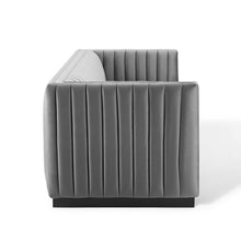 Load image into Gallery viewer, Adorn Homez Luxurious Wesley 3 Seater Sofa in Premium Suede Velvet Fabric