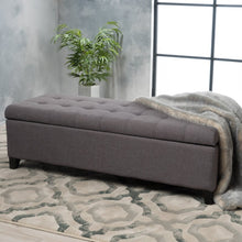 Load image into Gallery viewer, Adorn Homez  Lvy 2 Seater Ottoman with Storage in Fabric
