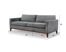 Load image into Gallery viewer, Adorn Homez Libra 3 Seater Sofa in Fabric