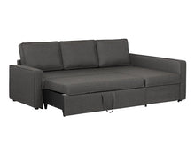 Load image into Gallery viewer, Adorn Homez Seattle L Shape Sofa Cum Bed in Fabric