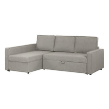 Load image into Gallery viewer, Adorn Homez Seattle L Shape Sofa Cum Bed in Fabric