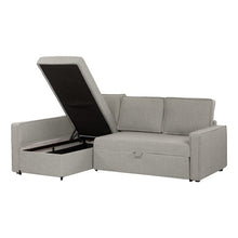 Load image into Gallery viewer, Adorn Homez Seattle L Shape Sofa Cum Bed in Fabric