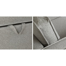 Load image into Gallery viewer, Adorn Homez Seattle L Shape Sofa Cum Bed in Fabric