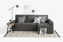 Load image into Gallery viewer, Adorn Homez Seattle L Shape Sofa Cum Bed in Fabric