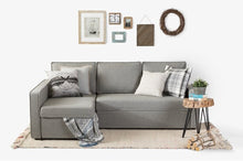 Load image into Gallery viewer, Adorn Homez Seattle L Shape Sofa Cum Bed in Fabric
