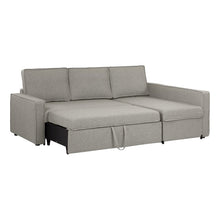 Load image into Gallery viewer, Adorn Homez Seattle L Shape Sofa Cum Bed in Fabric